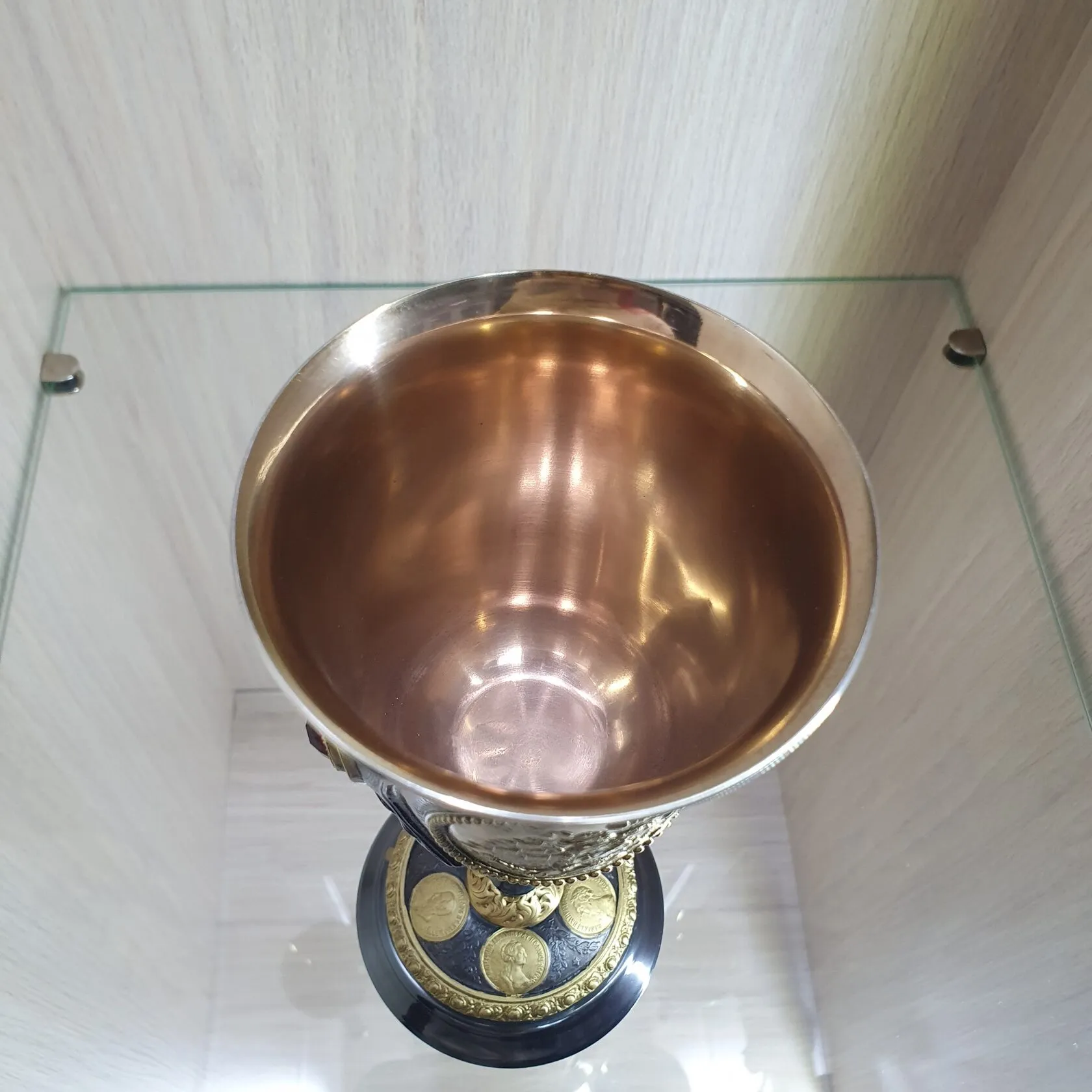 Набор бокалов «Царский» золото